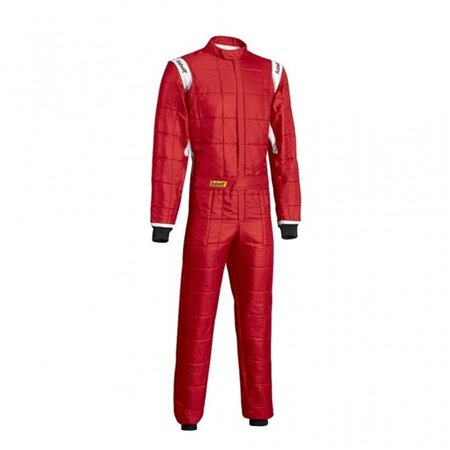 TRAJE FIA+SFI3.2 COMPETICION CHALLENGE TS-2 HOMOLOGACION FIA8856-2018 + SFI 3.2/NIVEL 5 ROJO TALLA 58