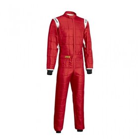 TRAJE FIA+SFI3.2 COMPETICION CHALLENGE TS-2 HOMOLOGACION FIA8856-2018 + SFI 3.2/NIVEL 5 ROJO TALLA 66