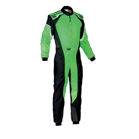 TRAJE DE CARRERAS KS-3 KART (PARA NI�OS) NEGRO / VERDE FLUO TALLA 120 (NI�OS)