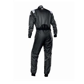 TRAJE DE CARRERAS KS-3R ART KART NEGRO/PLATA TALLA 50