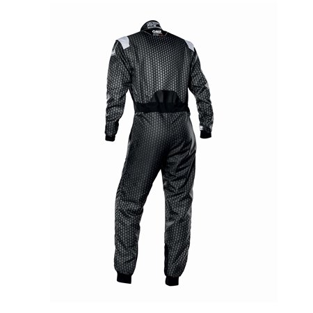 TRAJE DE CARRERAS KS-3R ART KART NEGRO/PLATA TALLA 50