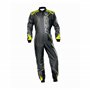 TRAJE DE CARRERAS KS-3R ART KART NEGRO / AMARILLO FLUO TALLA 58