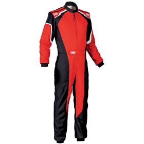 TRAJE DE CARRERAS KS-3 KART NEGRO/ROJO TALLA 60
