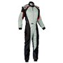 TRAJE DE CARRERAS KS-3 KART GRIS/NEGRO TALLA 60