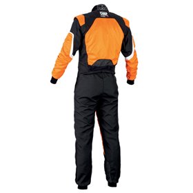 TRAJE DE CARRERAS KS-3 KART NEGRO / NARANJA FLUO TALLA 54
