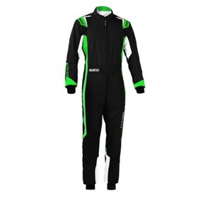 TRAJE K43 THUNDER TALLA 150 NEGRO/VERDE (PARA NI�O)