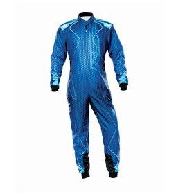 TRAJE DE CARRERAS KS-3R ART KART AZUL MARINO / CIAN TALLA 50