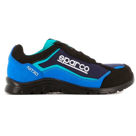 ZAPATILLAS SPARCO NITRO PETTER TALLA 39 NEGRO/AZUL S3 SRC 3