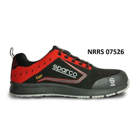 ZAPATILLAS SPARCO CUP ALBERT TALLA 37 NEGRO/ROJO S1P SRC