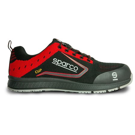 ZAPATILLAS SPARCO CUP ALBERT TALLA 38 NEGRO/ROJO S1P SRC