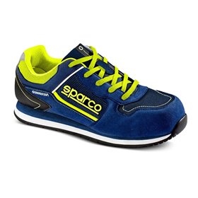 ZAPATILLAS SPARCO GYMKHANA DANI TALLA 46 AZUL MARINO/AMARILLO S1P SRC