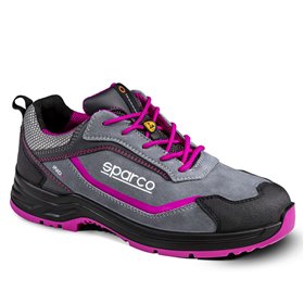 ZAPATO SEGURIDAD SPARCO INDY DANICA S3 TALLA 42 GRIS/FUCSIA