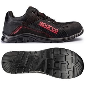 ZAPATO SEGURIDAD SPARCO TRACTION SANYO NEGRO/VERDE TALLA 40