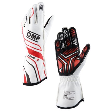 GUANTES OMP ONE-S FIA 8856-2018 BLANCO TALLA XS