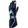 GUANTES OMP TECNICA FIA 8856-2018 AZUL MARINO / CIAN TALLA M