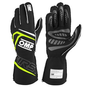ZAPATILLAS OMP KART KS-X FIA 8877-2022 NEGRO/GRIS/AMARILLO FLUO TALLA 35