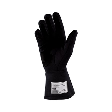 GUANTES OMP DIJON FIA 8856-2018 NEGRO TALLA S