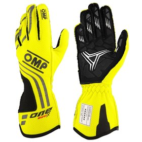 GUANTES OMP ONE EVO-X MY24 FIA 8856-2018 AMARILLO FLUO TALLA L