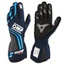 GUANTES OMP ONE EVO-X MY24 FIA 8856-2018 AZUL MARINO / CIAN TALLA XL