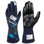 GUANTES OMP SPORT FIA 8856-2018 MY2025 NAVY AZUL / CYAN TALLA L