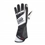 GUANTES OMP KS-1R  NEGRO/BLANCO/SILVER TALLA 5 - INFANTIL