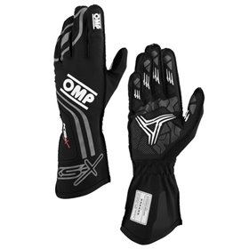 GUANTES OMP KART KS-X FIA 8877-2022 NEGRO TALLA 004 (NI�OS)
