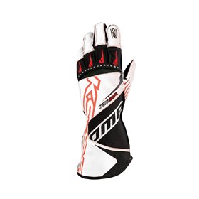 KS-2R GUANTES MY2022 BLANCO/ROJO TALLA M