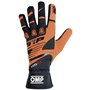 GUANTES OMP KART KS-3 NARANJA/NEGRO TALLA 5 (NI�OS)