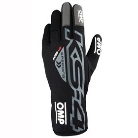 GUANTES OMP KART KS-4 NEGRO TALLA XXS