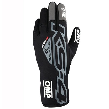 GUANTES OMP KART KS-4 NEGRO TALLA XXS