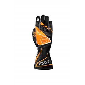 GUANTES OMP ONE-S MY2025 FIA 8856-2018 NAVY AZUL / FLUO NARANJA TALLA XXL
