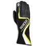 GUANTES OMP FIRST FIA 8856-2018 MY2025 NAVY AZUL / TIFFANY TALLA XL