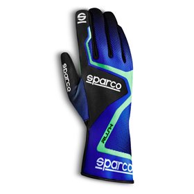 GUANTES OMP SPORT FIA 8856-2018 MY2025 NEGRO / FLUO AMARILLO TALLA XL