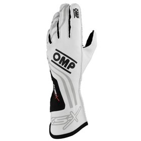 GUANTES OMP KART KS-X FIA 8877-2022 BLANCO TALLA 006 (NI�OS)