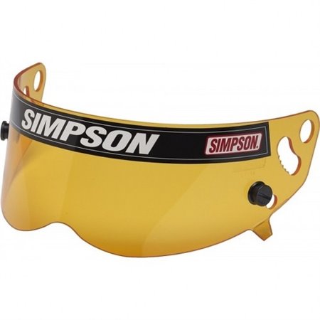SIMPSON SUPER BANDIT Ambar W/ BLUE BLOCKER