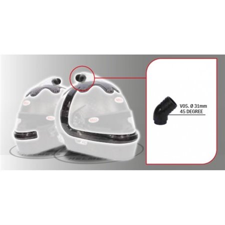ADAPTADOR CASCO TERRAPHONE PARA CENTRALITA TROPHY CONEXI�N JACK 6,3 HEMBRA
