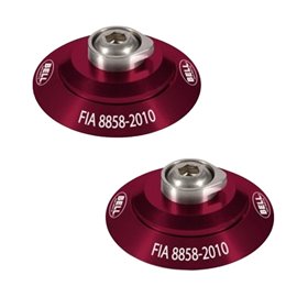 SET DE CLIPS HANS ROJOS FIA8858-2010 - CASCO BELL