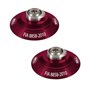 SET DE CLIPS HANS ROJOS FIA8858-2010 - CASCO BELL