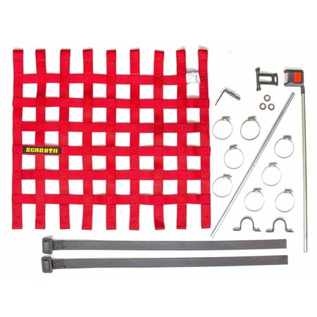 RED DE VENTANA  TAMA�O II INCL. MONTAJE MATERIALES ADECUADOS ROJO SCHROTH