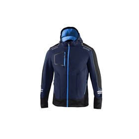 CAMISETA TW TALLA XXL AZUL MARINO/NARANJA