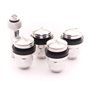 SET VALVULAS ALUMINIO JR V1 - SILVER