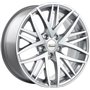 LLANTA CMS 8x18 ET30 5x112 66.5 PLATA CARRERA