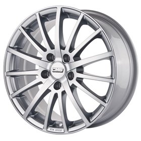 LLANTA CMS 6,5x15 ET25 4x108 65.1 PLATA CARRERA