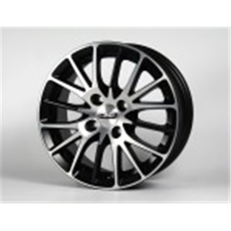 LLANTA CMS 6x15 ET27 4x108 65.1 NEGRO DIAMANTE MATE