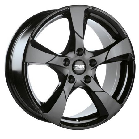 LLANTA CMS 7,5x17 ET35 5x112 66.5 NEGRO BRILLANTE COMPLETO