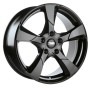 LLANTA CMS 7,5x17 ET35 5x112 66.5 NEGRO BRILLANTE COMPLETO