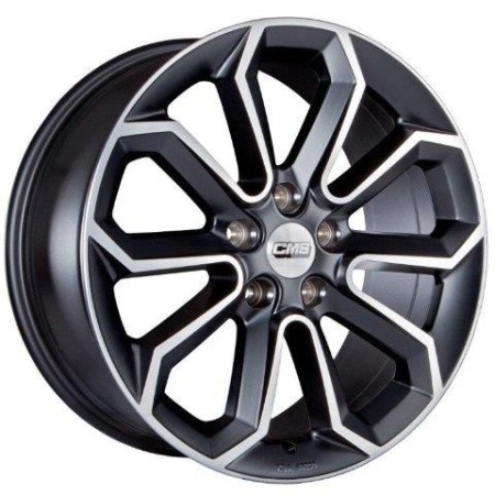 LLANTA CMS 7,5x17 ET35 5x112 66.5 NEGRO DIAMANTE MATE