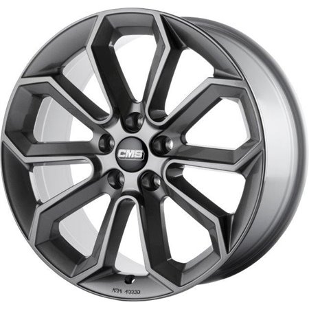 LLANTA CMS 7,5x17 ET47 5x108 63.4 TITANIO BRILLANTE