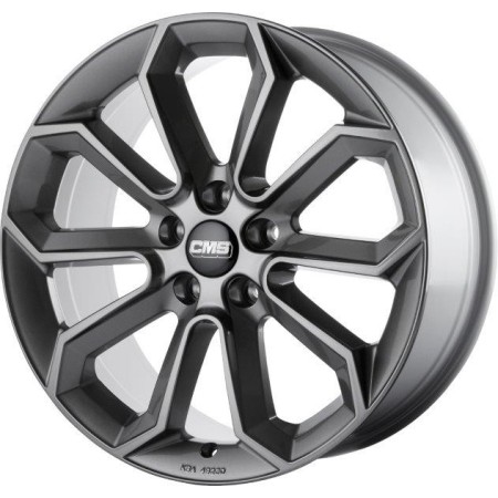 LLANTA CMS 7,5x17 ET47 5x112 57.1 TITANIO BRILLANTE