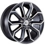 LLANTA CMS 8x19 ET50 5x108 63.4 NEGRO DIAMANTE MATE